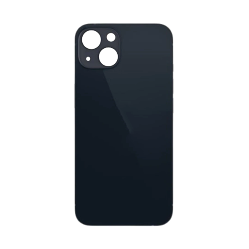 Back Glass Black No Logo For iPhone 13 (Aftermarket Premium) - Wholesale phone repair part from Skyline Mobile NZ